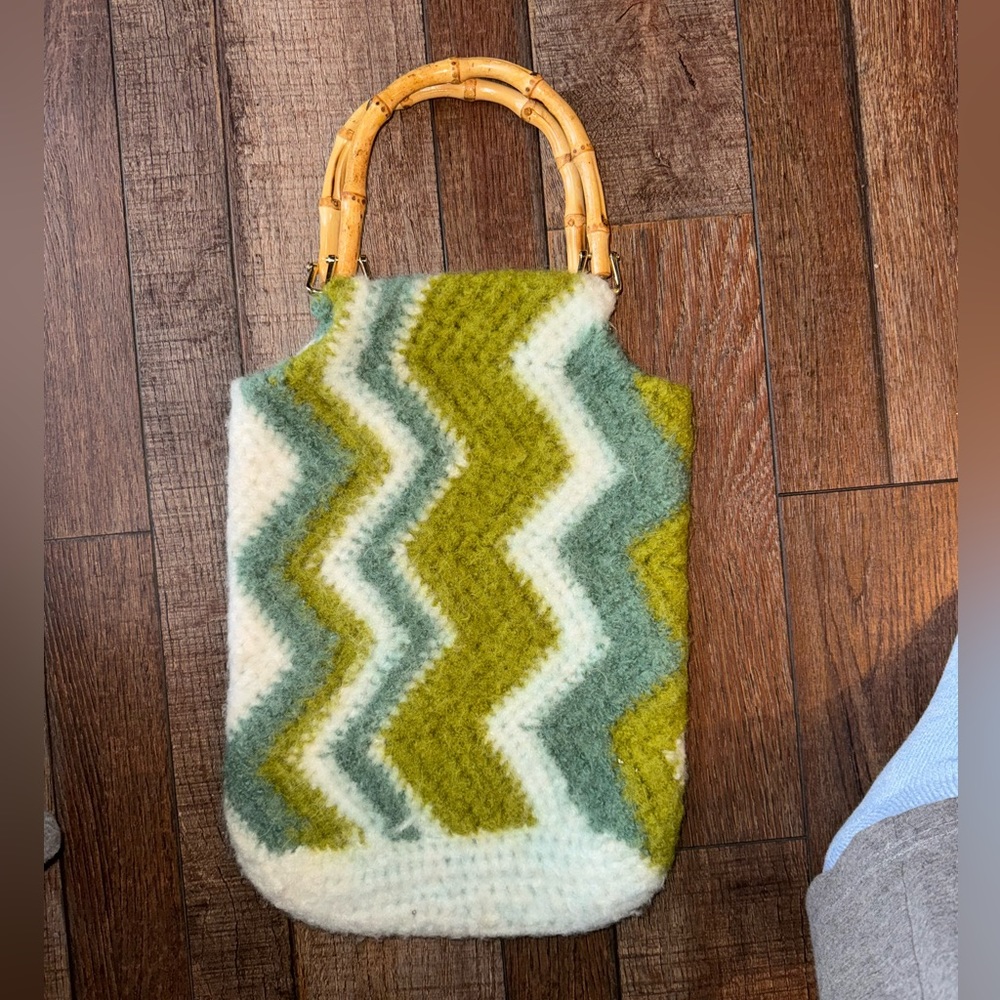 VINTAGE ersko felt/knitt bag